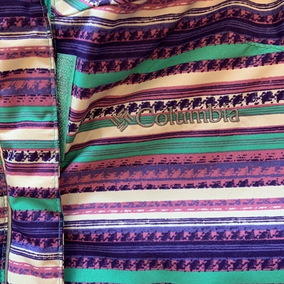 Columbia - L, 12/14, teal and purple winter coat - Picture 8 of 11